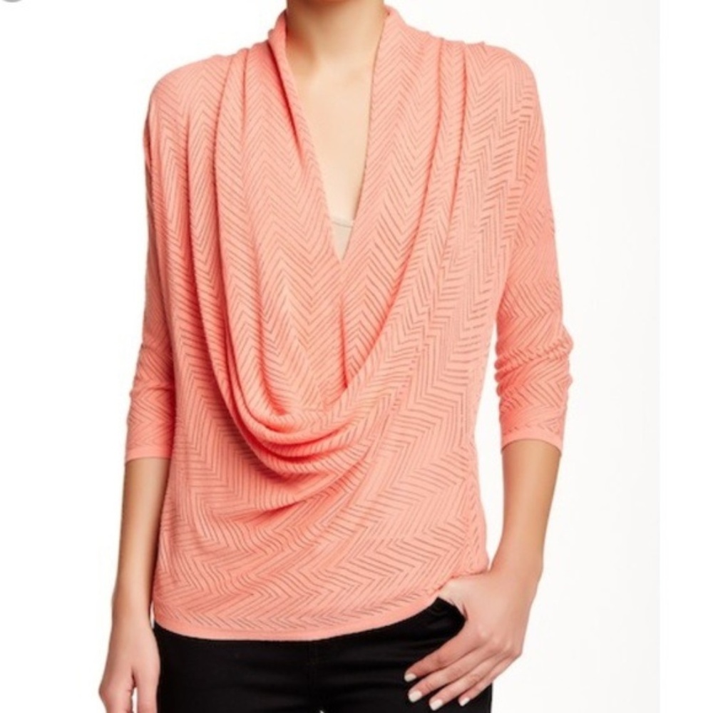 Alice + Olivia Morgan Chevron Tee - size xs